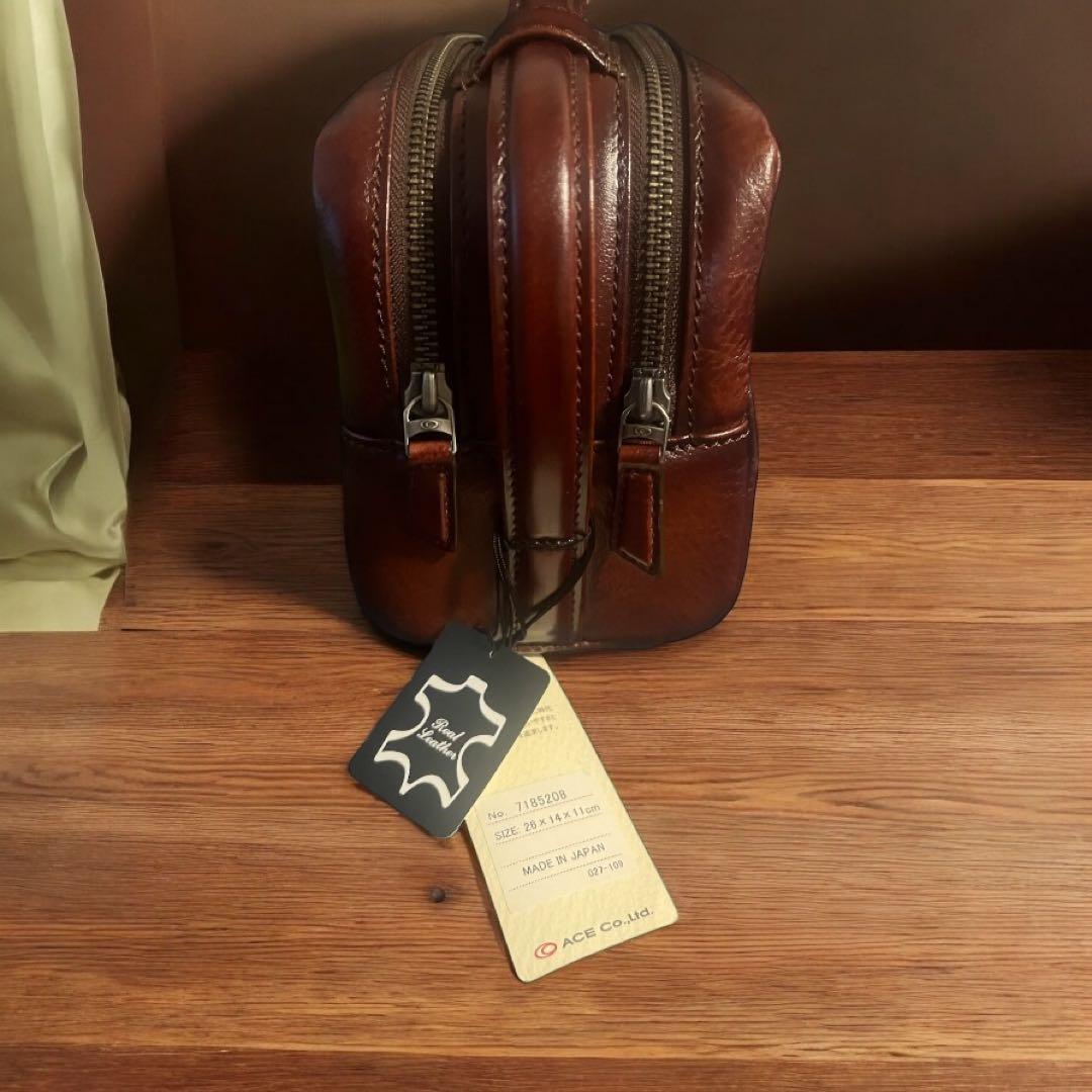 新品未使用 LO HOMME PRESSE ロオムプレッセ　日本製 牛革