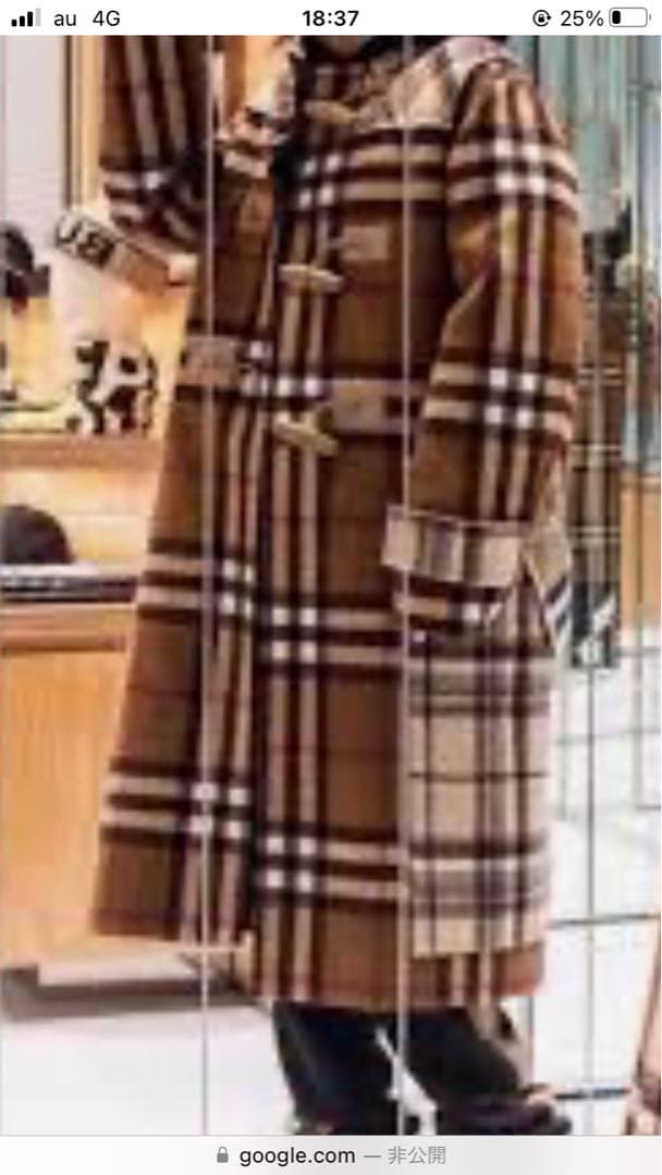 Burberry ノバチェックダッフルコート