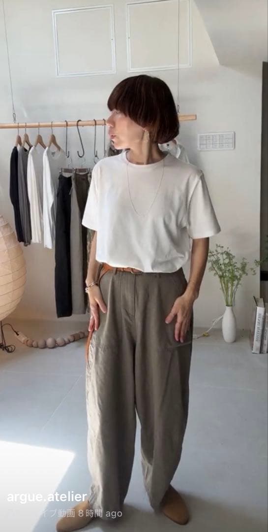 パンツ argue ORGANIC COTTON MOV UTILITY PANTS