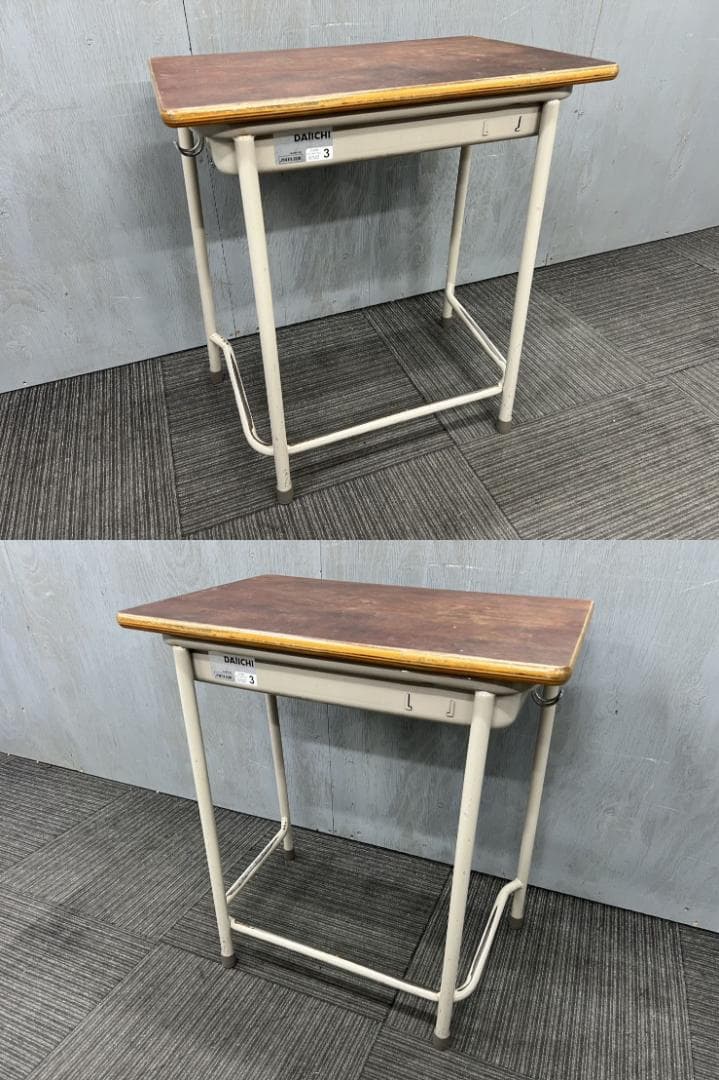 475◆自社便対応地域あり◆ダイイチ◆学童机・椅子2組(旧JIS3号)学校学習塾