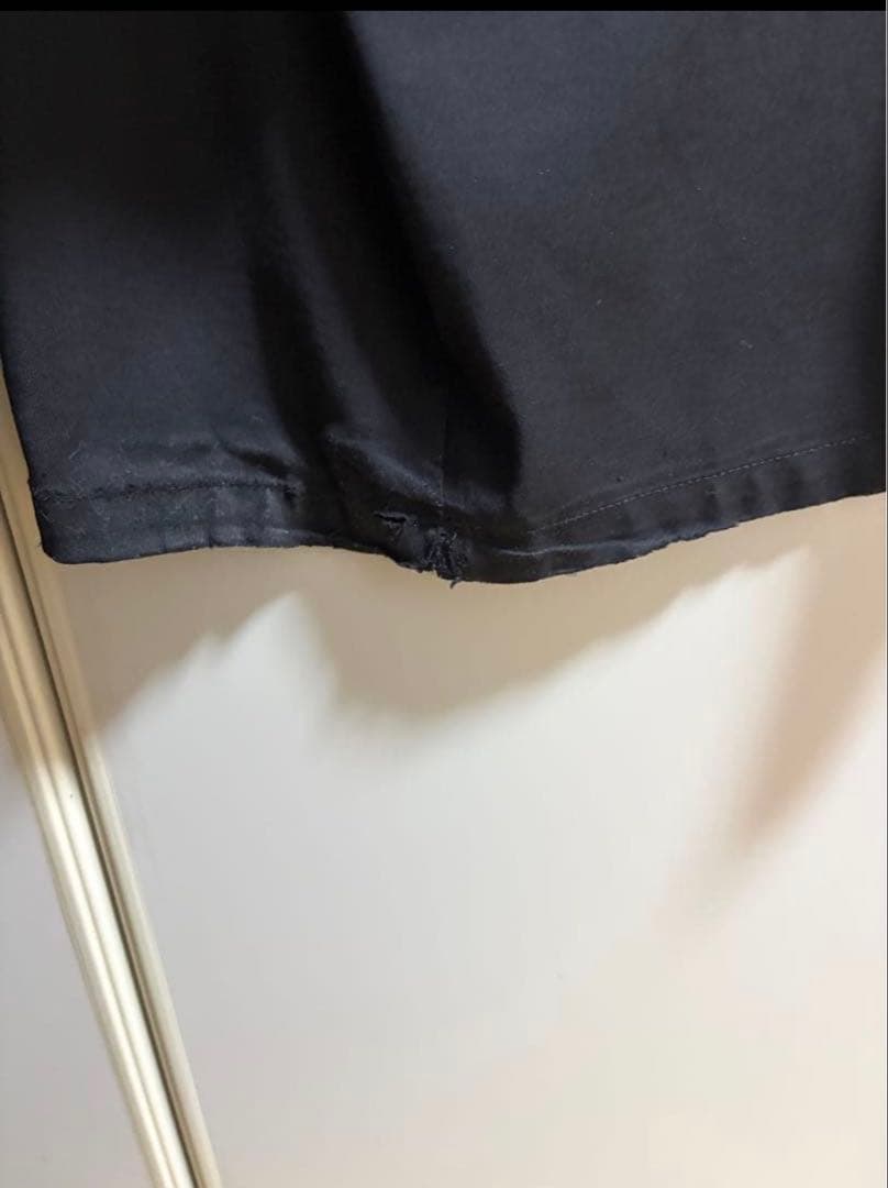 GOAT ESSENCE TUCK WIDE PANTS ブラック