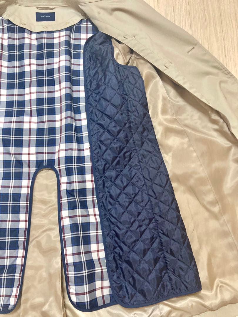 美品！NEW YORKER ニューヨーカー トレンチ ライナー付 定価約8万円