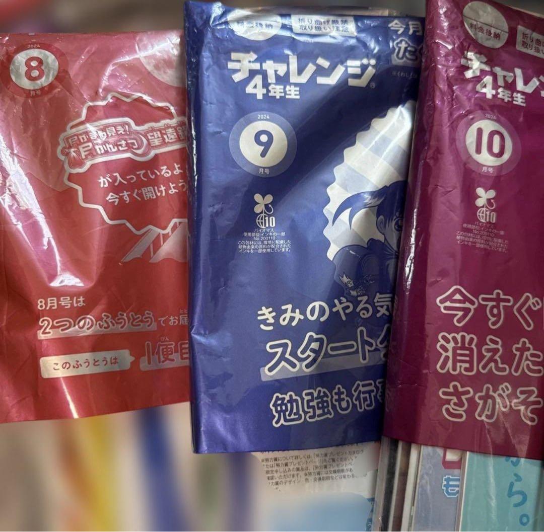 チャレンジ4年生 1年分と小5 4月分　13ヶ月分