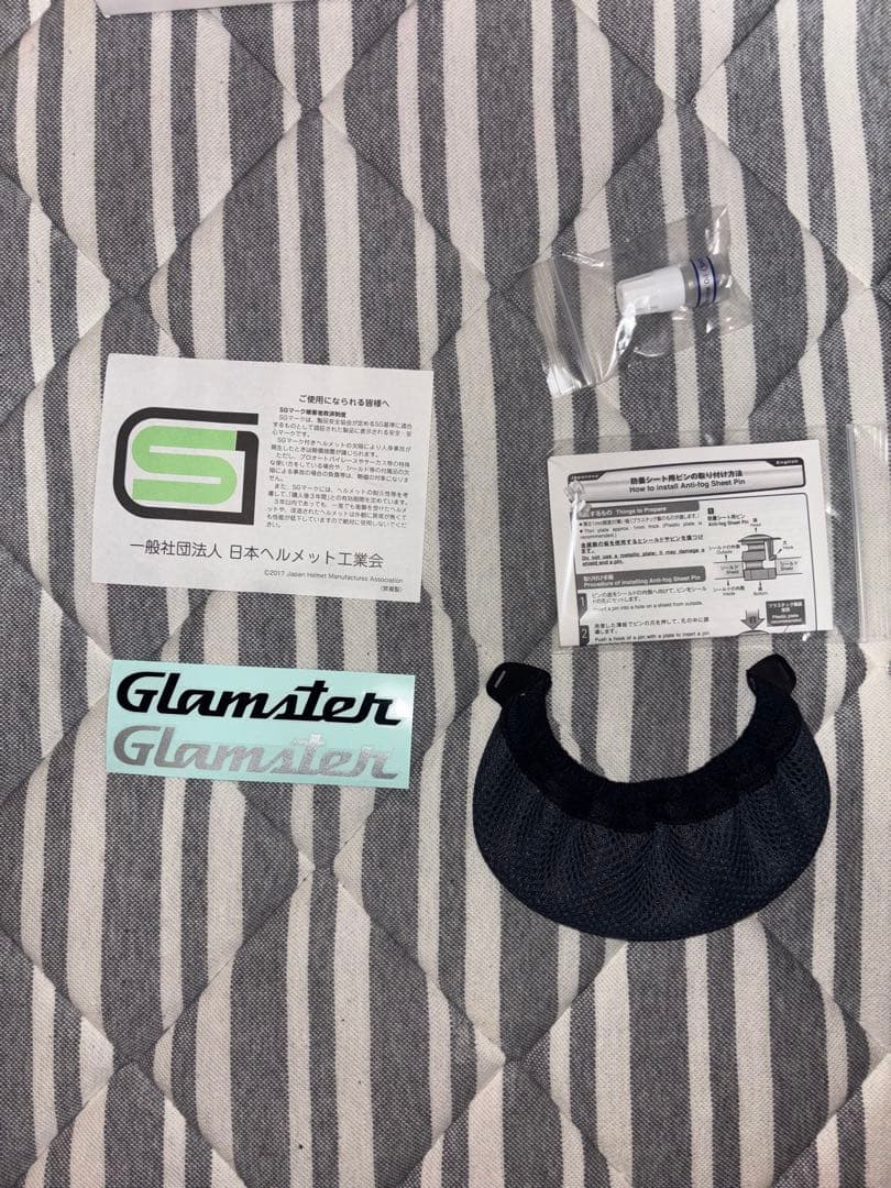 SHOEI Glamster 未使用クリアシールド付き