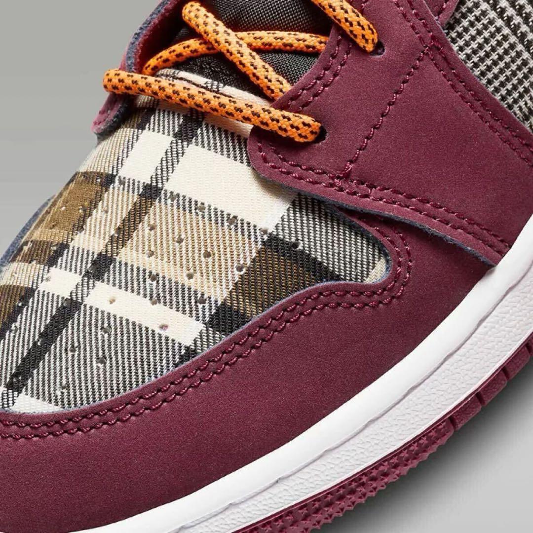 ナイキ 24cm ジョーダン 1 ミッド NIKE スニーカー チェック GS