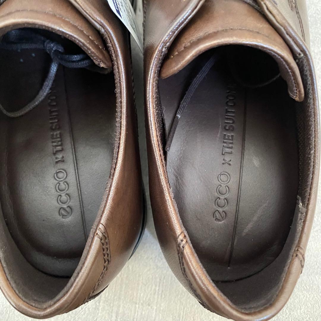 【新品】ecco × THE SUIT COMPANY レザー シューズ