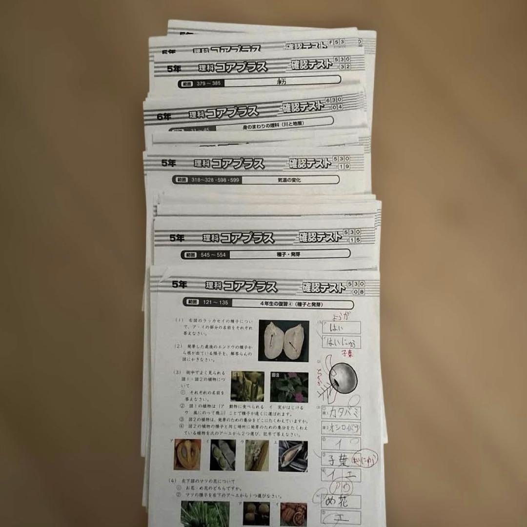 sapix サピックス5年　テキスト1年間分①