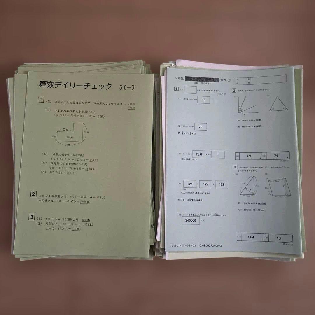 sapix サピックス5年　テキスト1年間分①