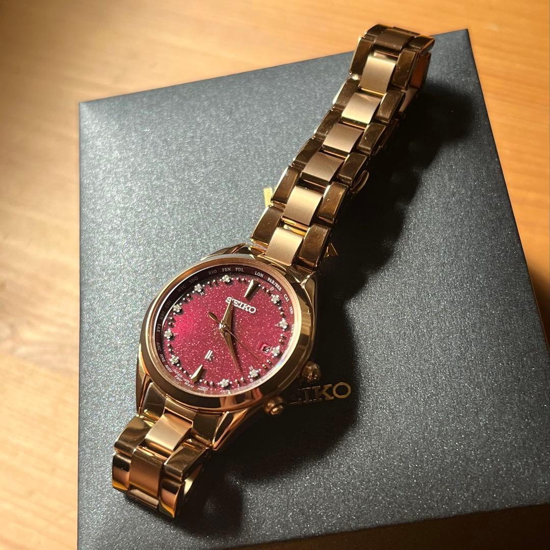 セイコー LUKIAルキア Jewel限定モデル 「ルビー」
