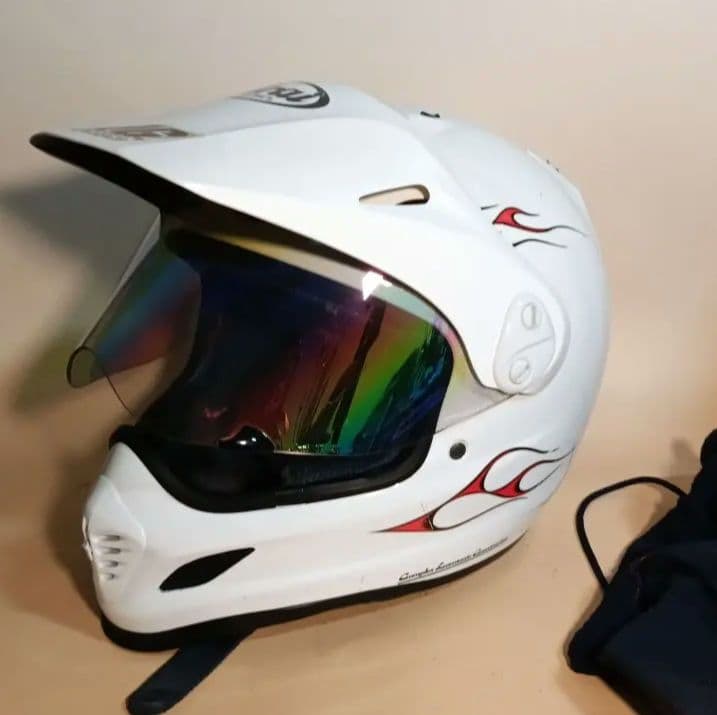 ジ*ー様 Arai ツアークロス　白　Sサイズ55/56cm…内装きれい、収納袋