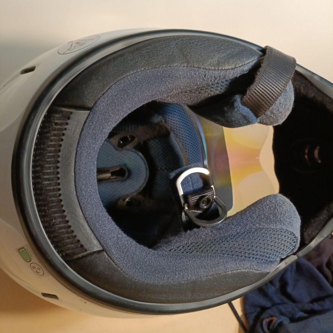 ジ*ー様 Arai ツアークロス　白　Sサイズ55/56cm…内装きれい、収納袋