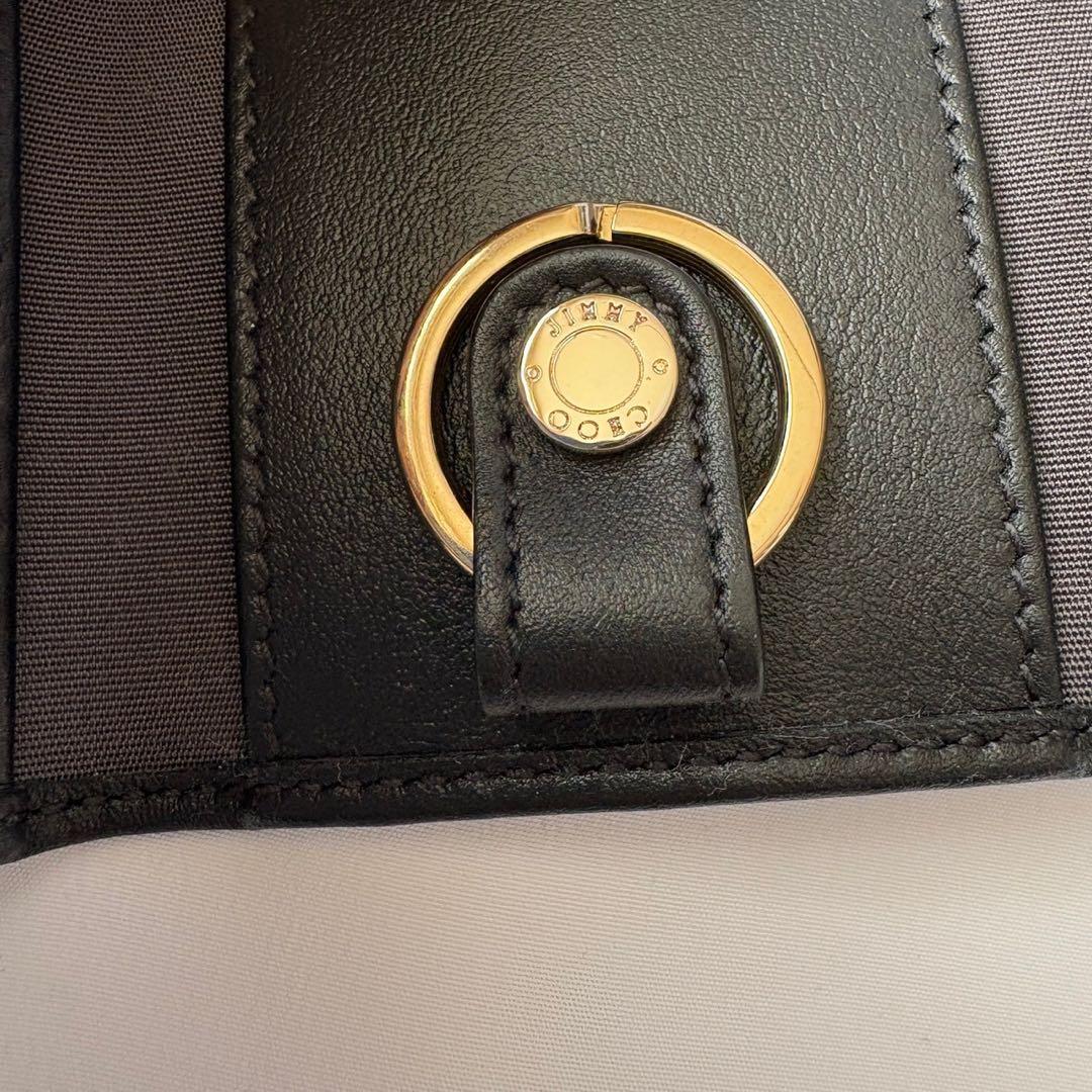 【新品未使用】JIMMY CHOO ブラックキーケース 星型スタッズ