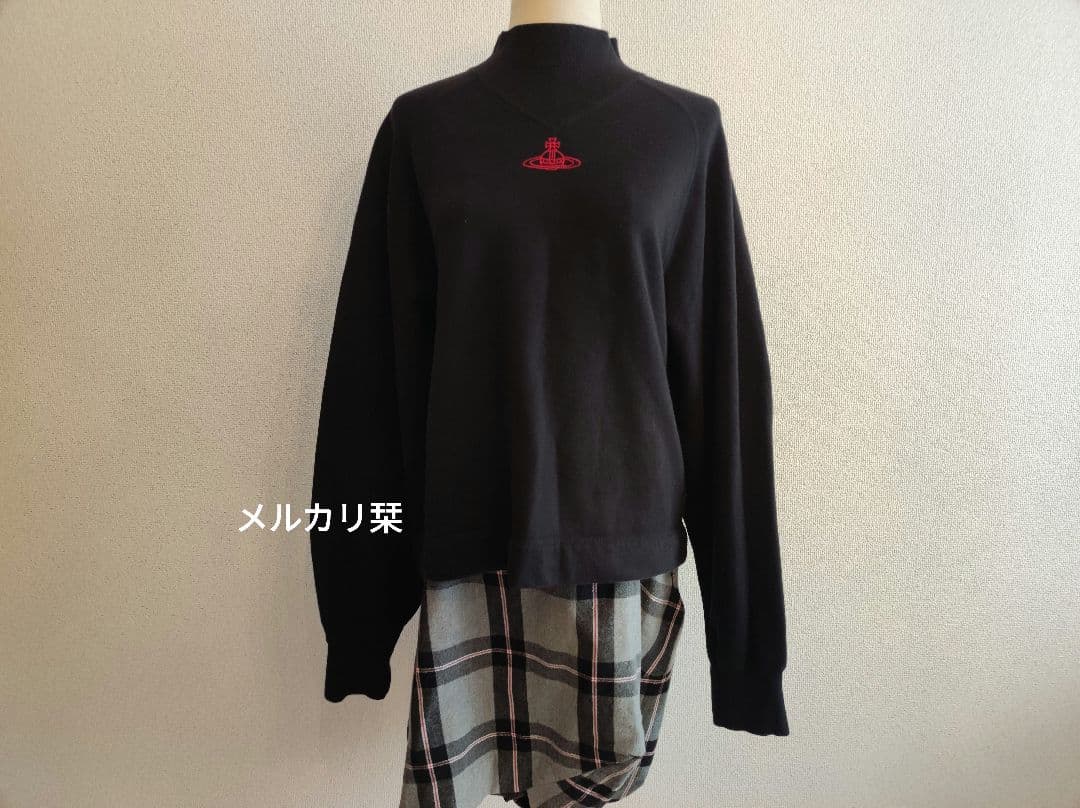 専用ヴィヴィアンウエストウッド オーガニック裏毛ハイネックトレーナー