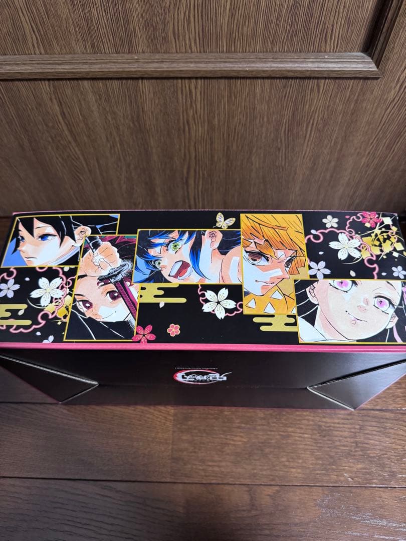 【おまけステッカー付き】鬼滅の刃 全巻セット 全巻収納ボックス 特製しおり