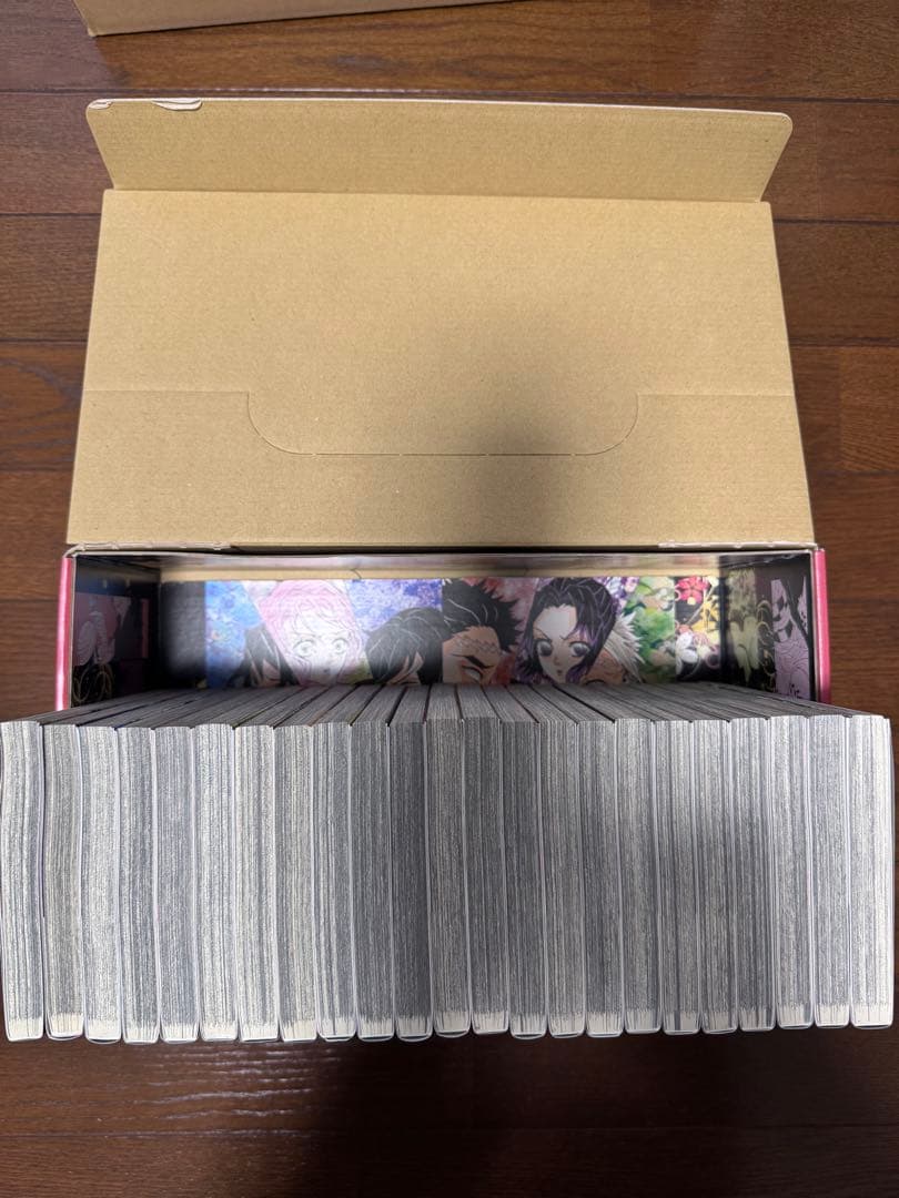 【おまけステッカー付き】鬼滅の刃 全巻セット 全巻収納ボックス 特製しおり