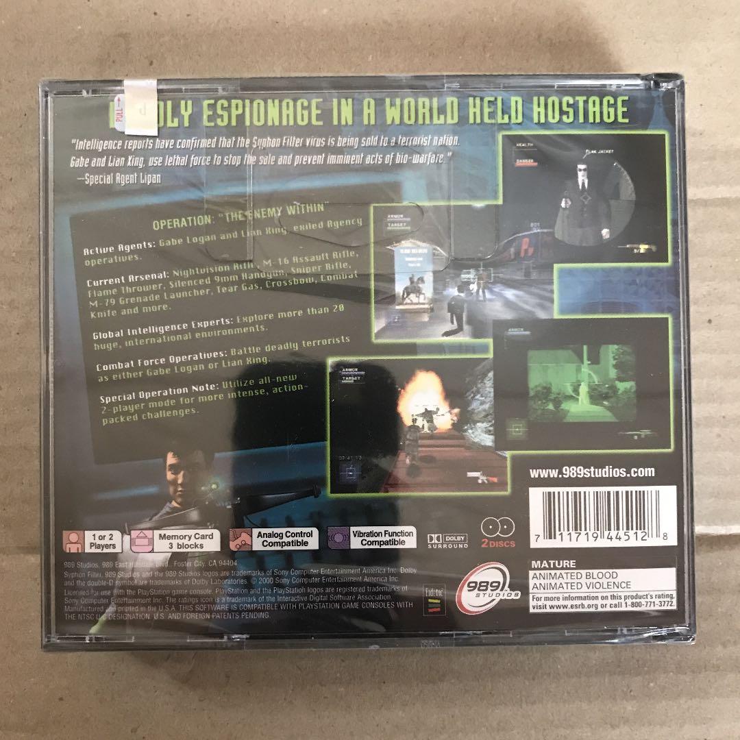 SYPHON FILTER 2 北米版　PlayStation