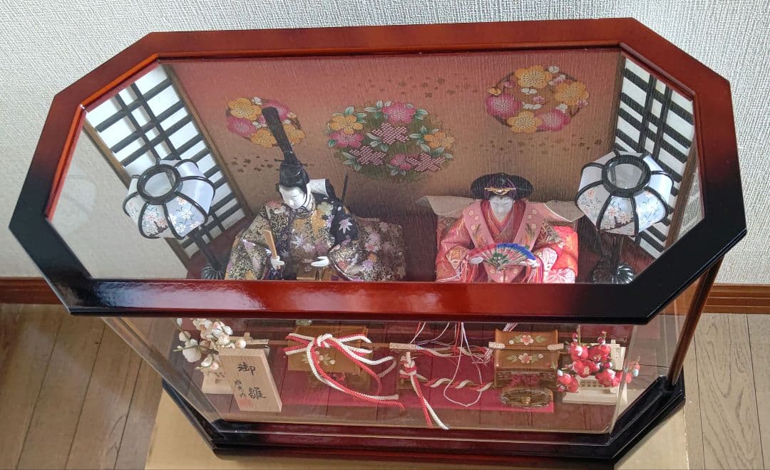 ☆大幅値下中☆美品 お雛様 アクリルケース入り 雛人形