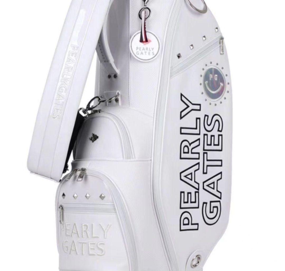 現品限●即発送対応●キャスター付き パーリゲーツキャディバッグ　ホワイト