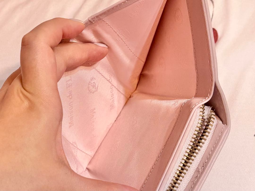 メゾンドフルール チェリー柄 ウォレット 財布 ピンク