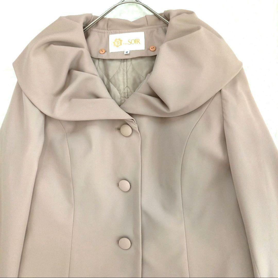 akiさま 東京ソワール ボリュームカラーライナー付ロングコート フォーマル