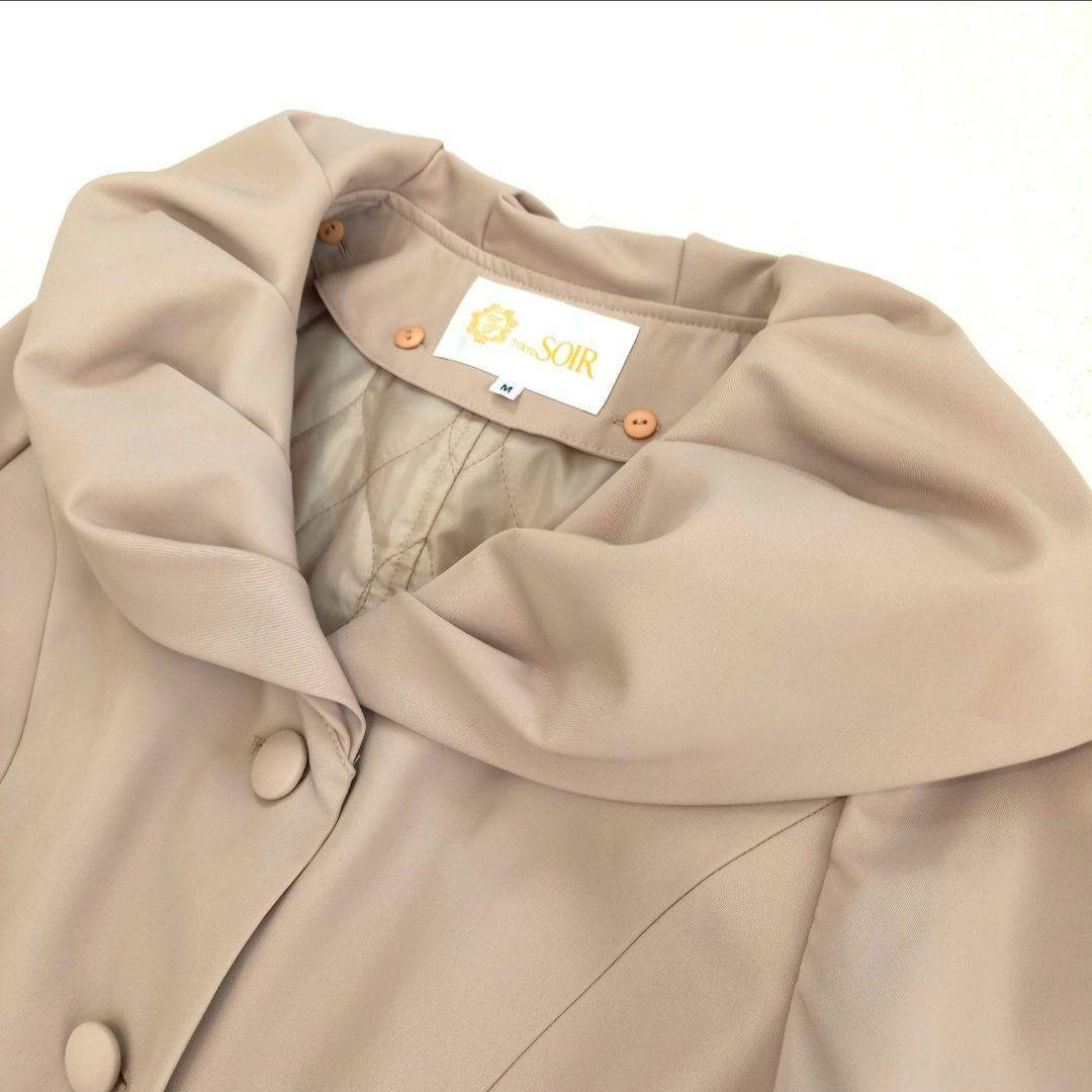 akiさま 東京ソワール ボリュームカラーライナー付ロングコート フォーマル