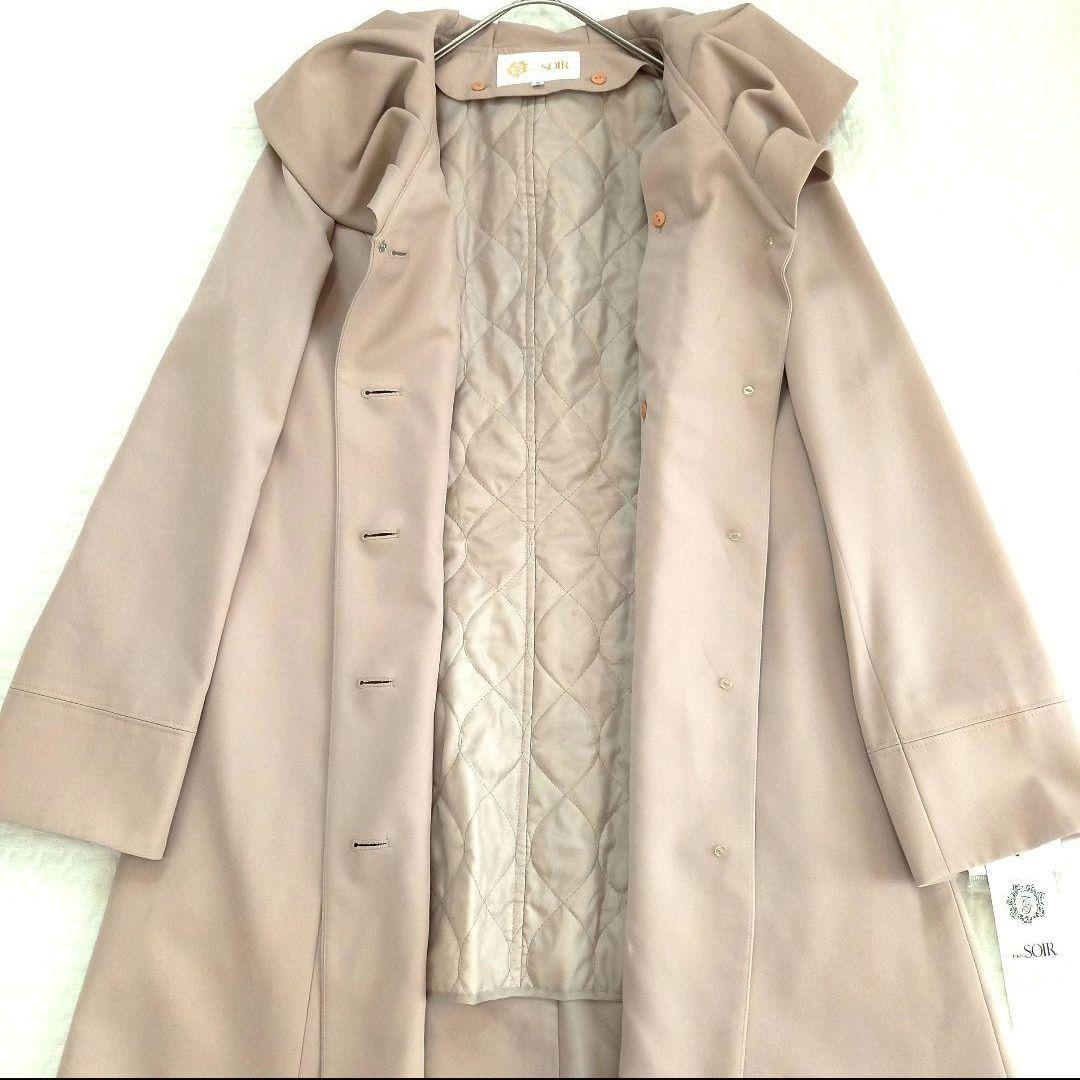 akiさま 東京ソワール ボリュームカラーライナー付ロングコート フォーマル