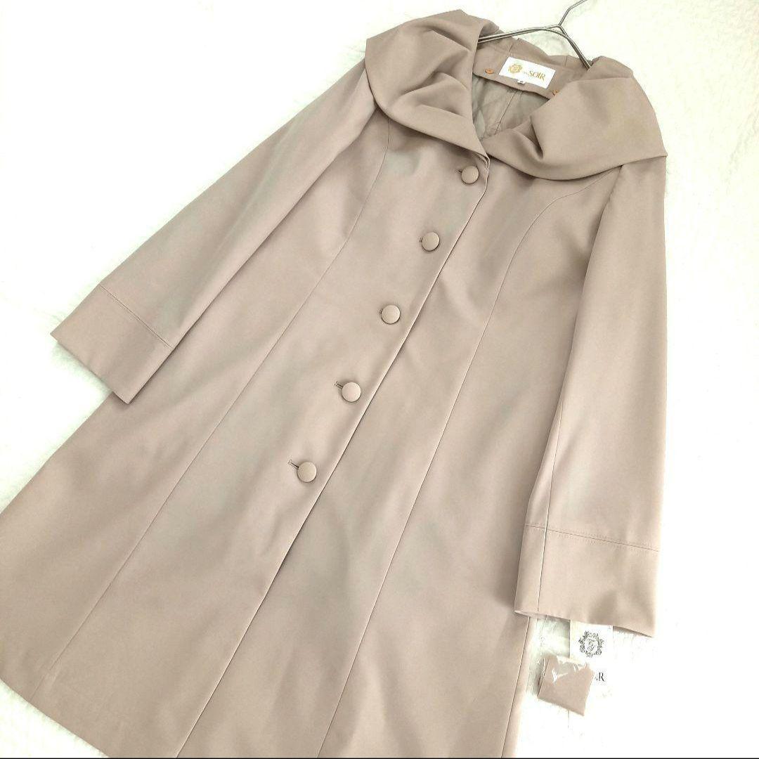 akiさま 東京ソワール ボリュームカラーライナー付ロングコート フォーマル