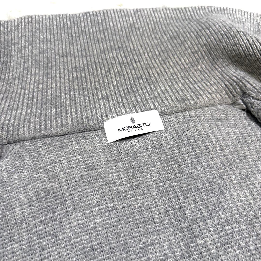 美品 MORABITO BLANC モラビト ニット カーディガン ポンチョ