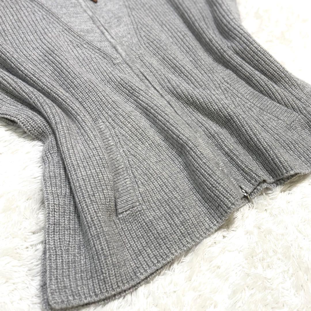 美品 MORABITO BLANC モラビト ニット カーディガン ポンチョ