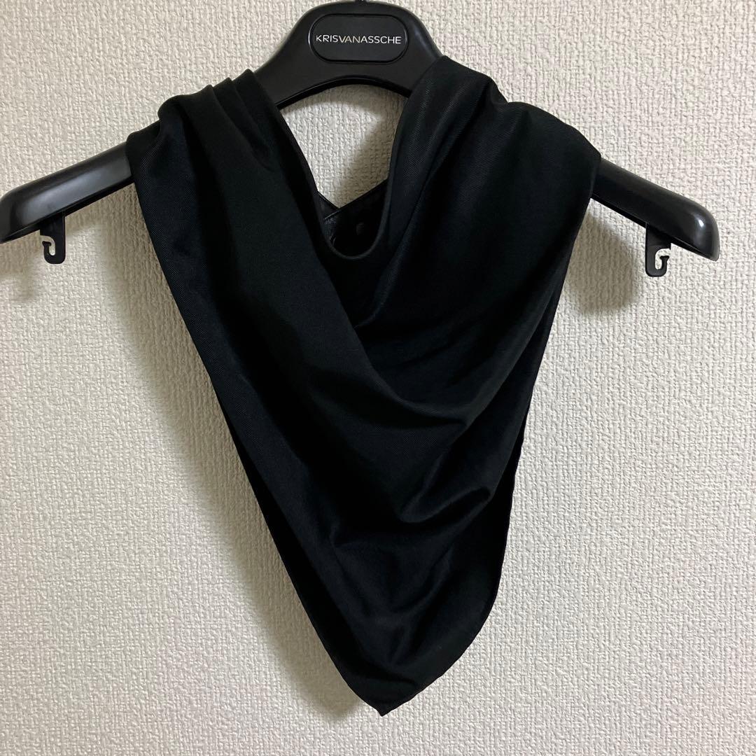 希少レア　Dior スカーフ　黒　レザー使用　08 ストール　マフラー　エディ期