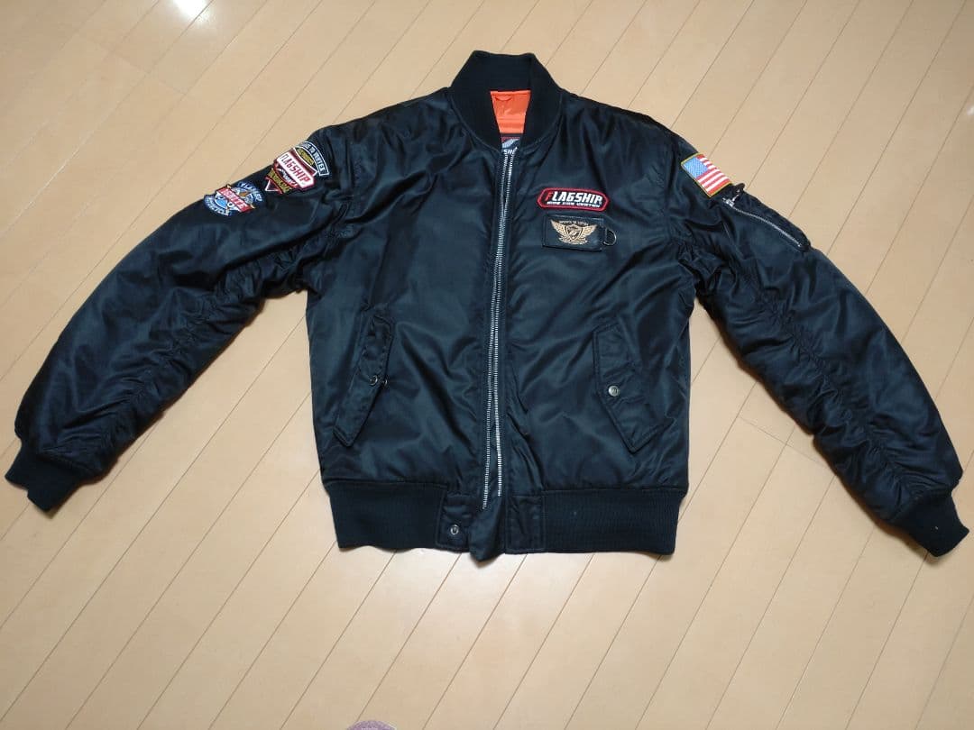 フラッグシップ　バイク用MA-1ジャケット