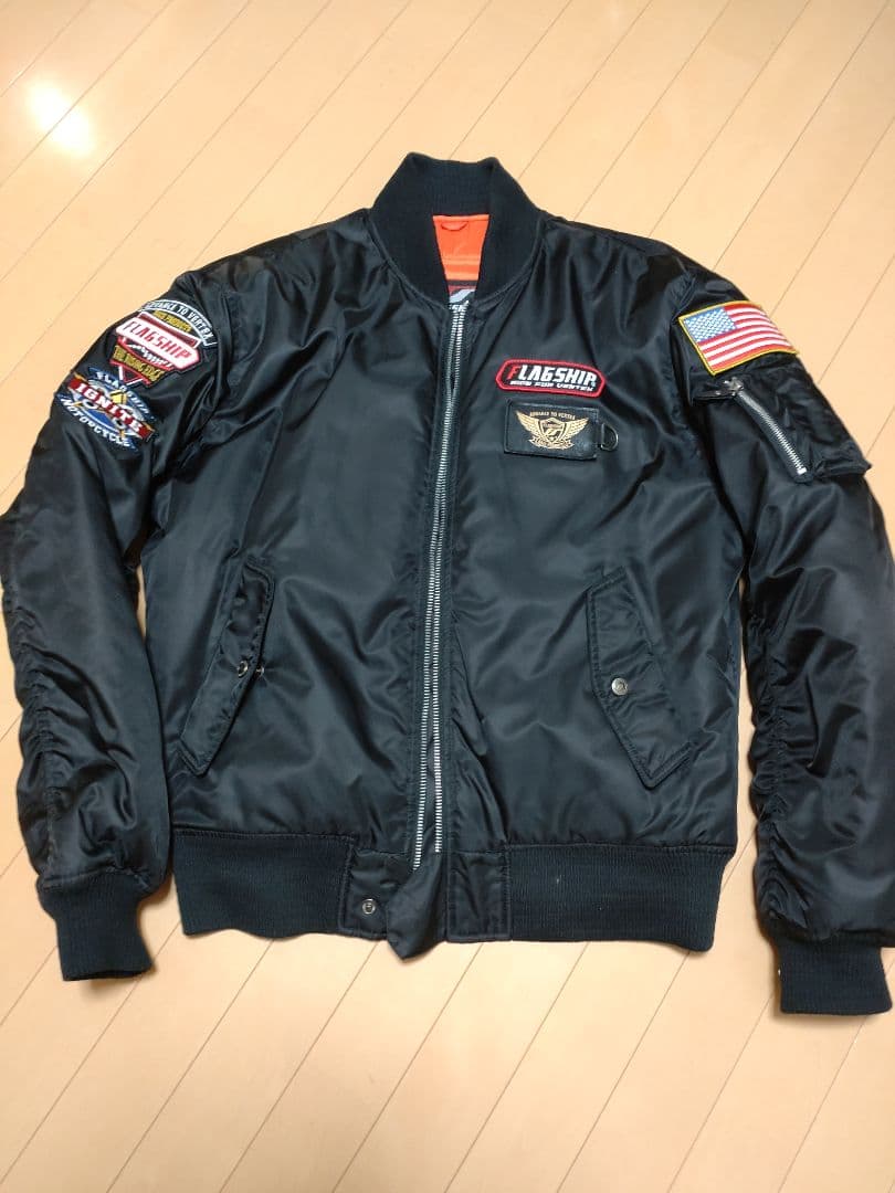 フラッグシップ　バイク用MA-1ジャケット