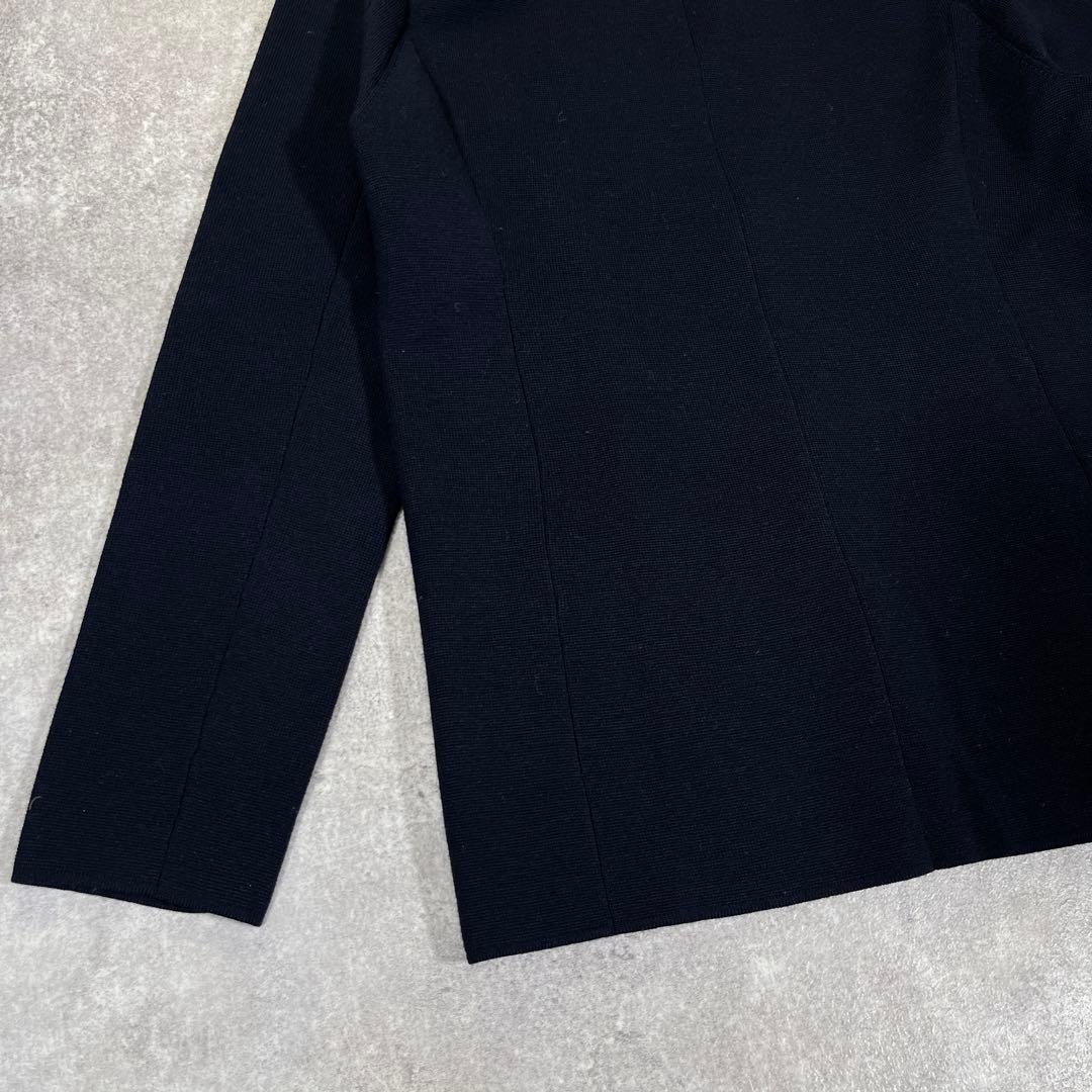 未使用級 PS Paul Smith ウールニットジャケット　XL ブラック 毛