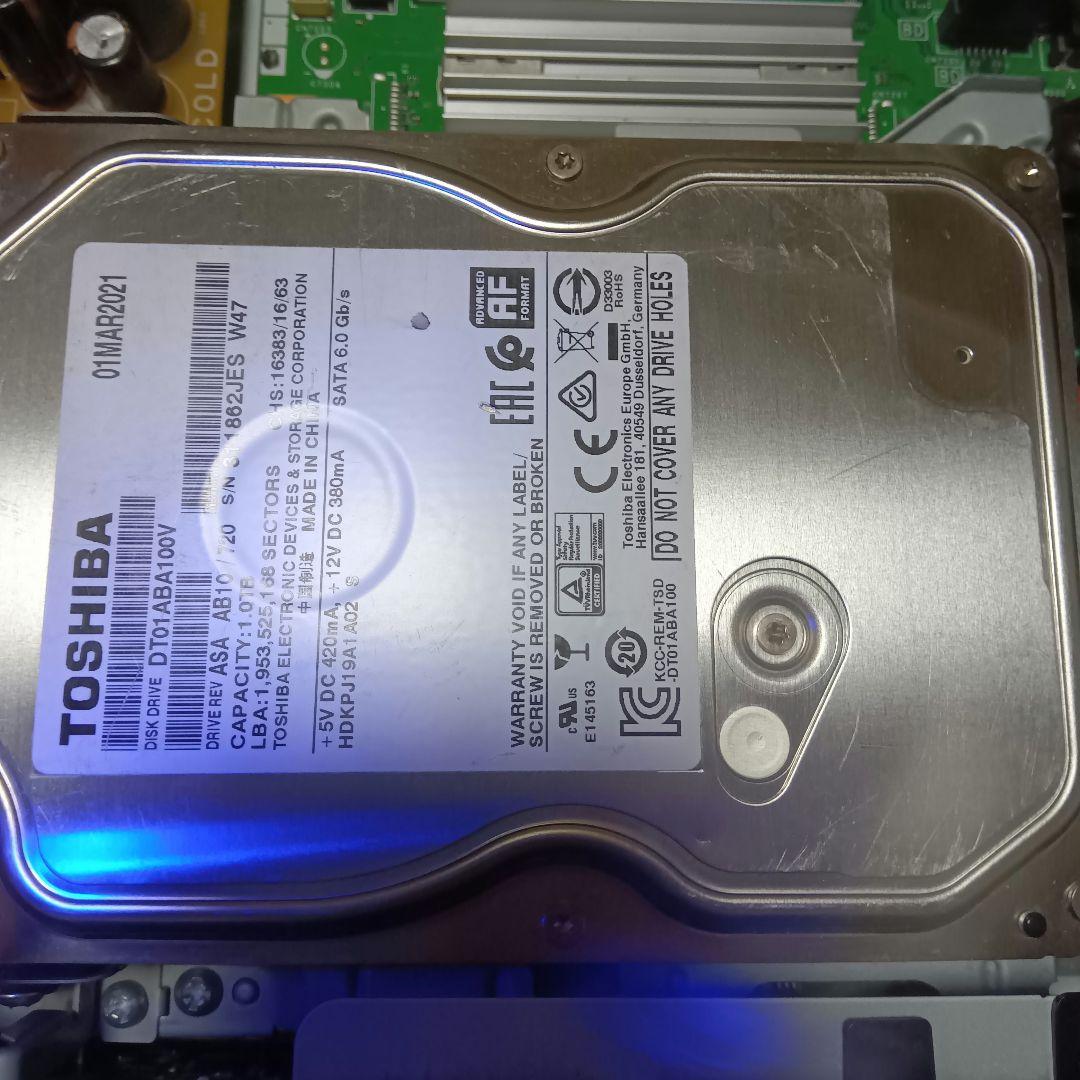 SHARP AQUOS BD-W1800 HDD交換品