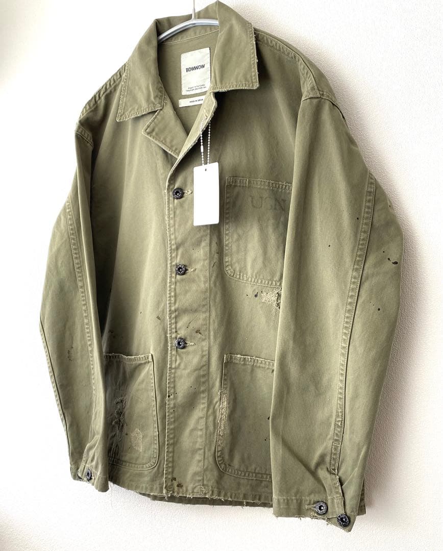 バウワウ　USN N-3 新品未使用　カバーオール　ワークジャケット