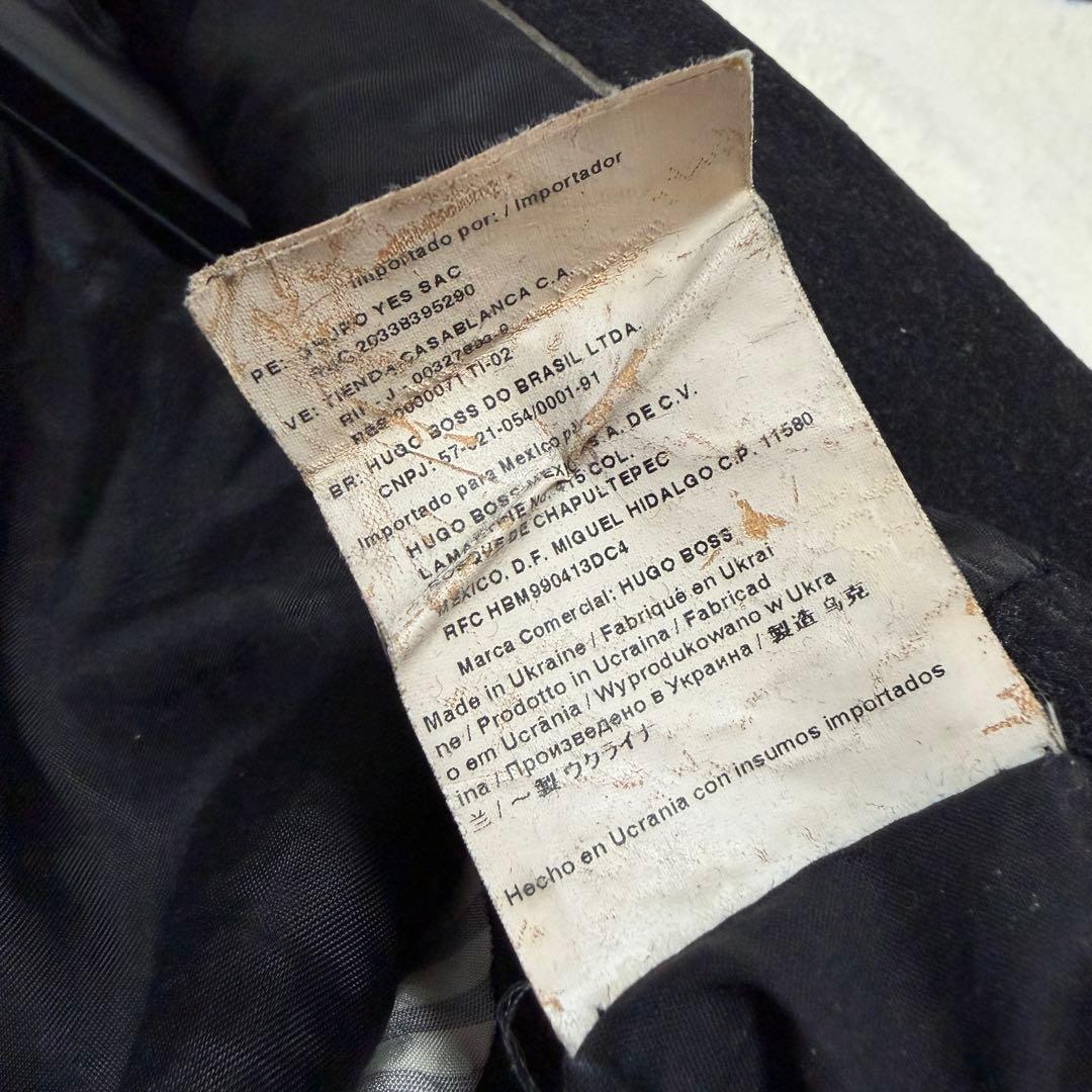 ヒューゴボス　HUGO BOSS カシミヤウール　チェスターコート