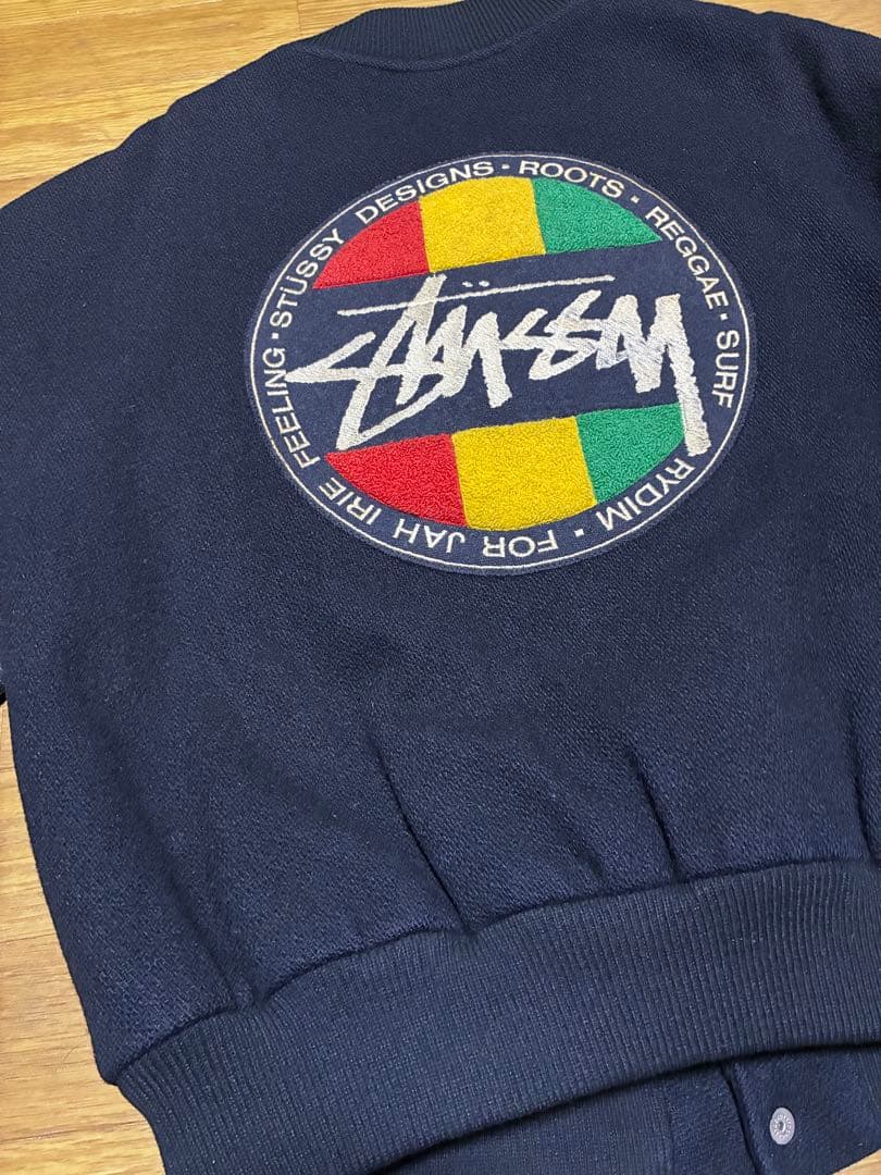 STUSSY スタジャン boy 黒タグ　80's