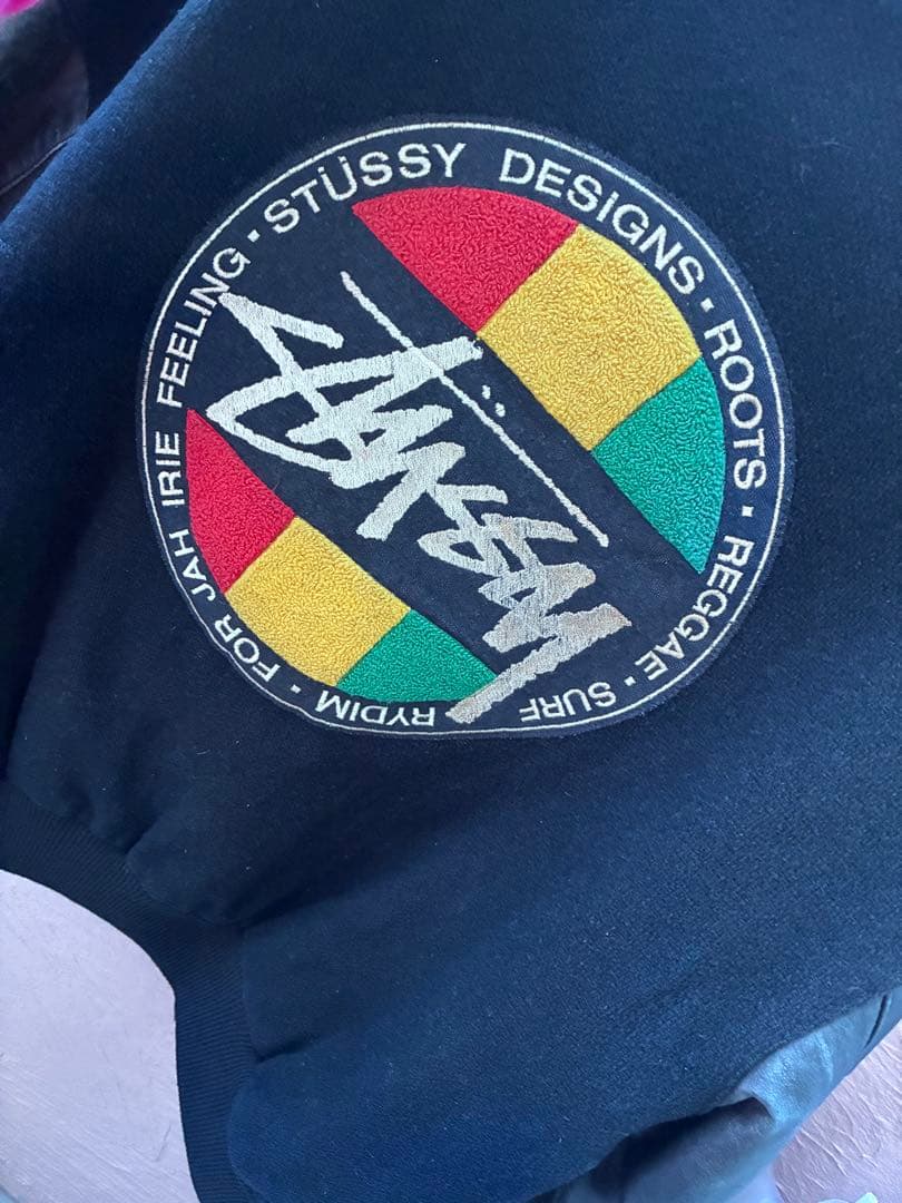 STUSSY スタジャン boy 黒タグ　80's