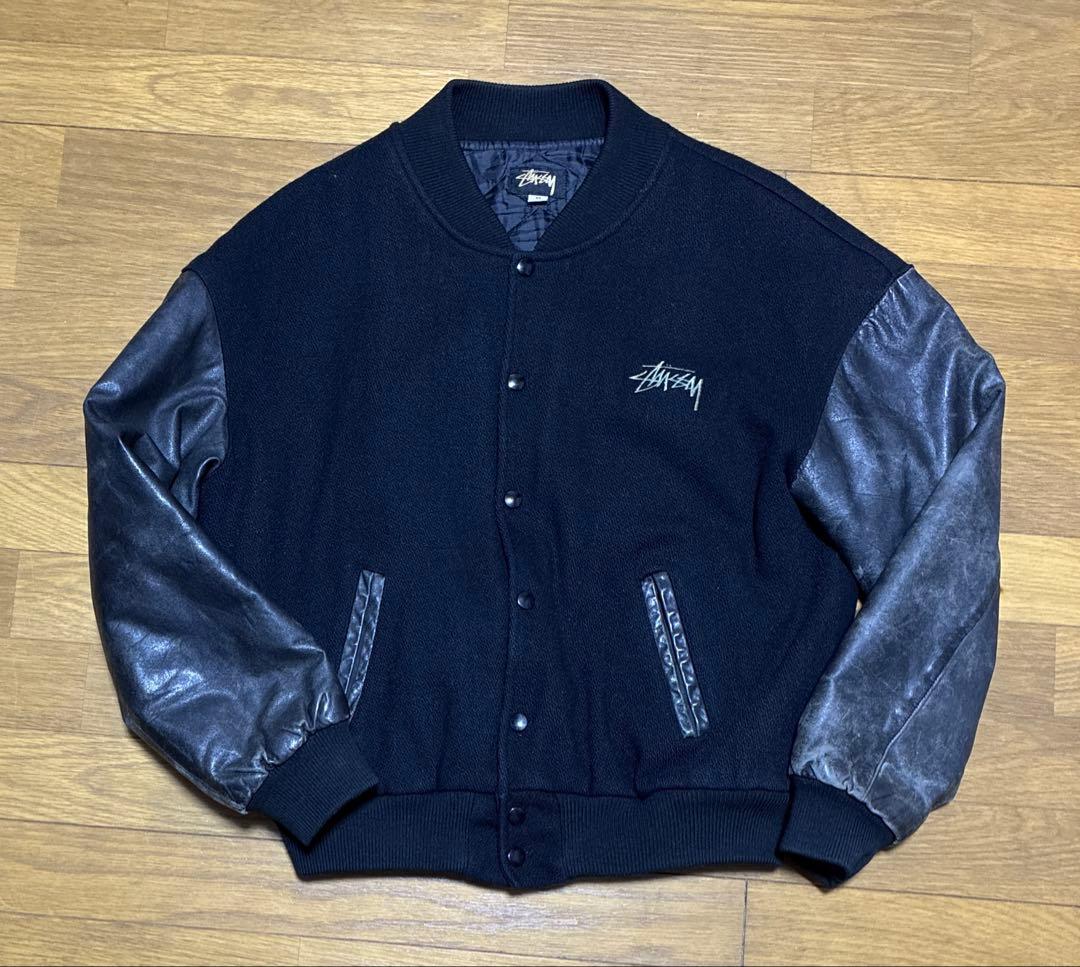 STUSSY スタジャン boy 黒タグ　80's