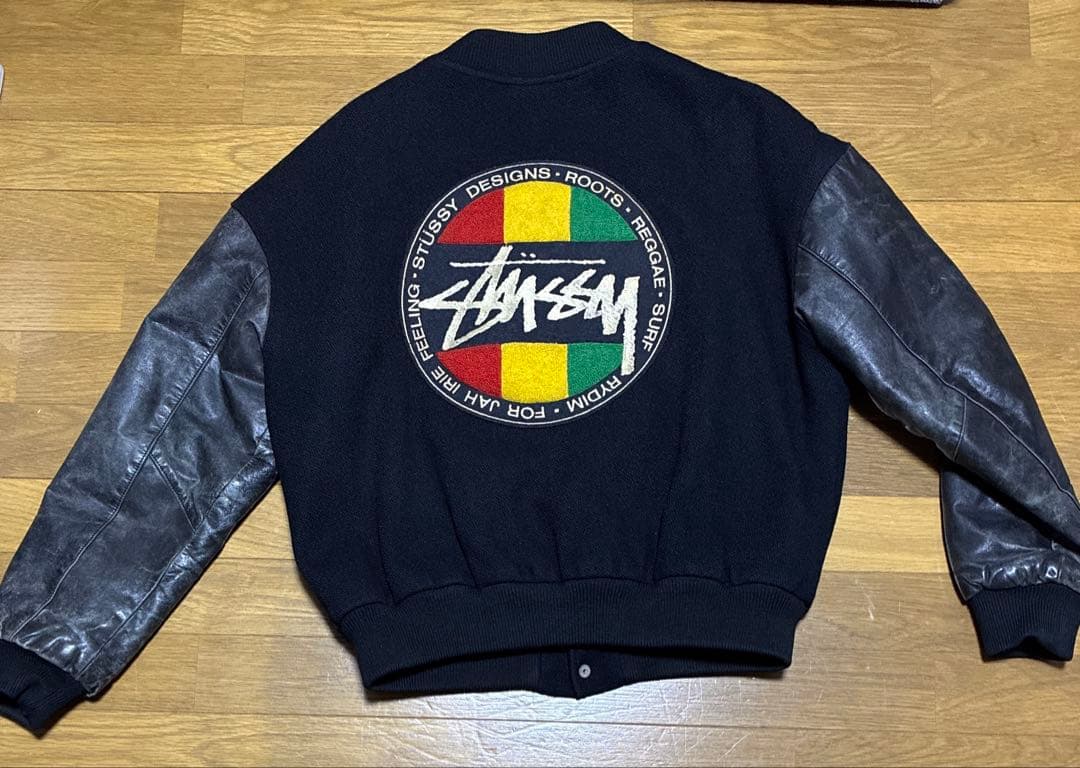 STUSSY スタジャン boy 黒タグ　80's