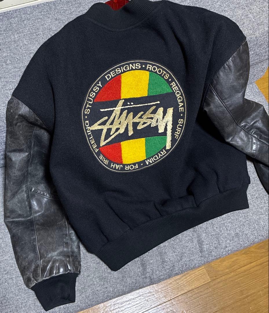 STUSSY スタジャン boy 黒タグ　80's