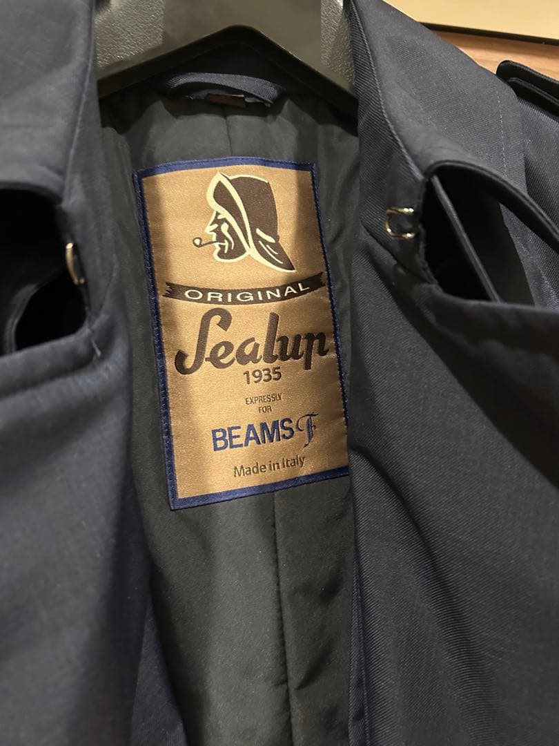 SEALUP シーラップ トレンチコート ネイビー 46 イタリア製