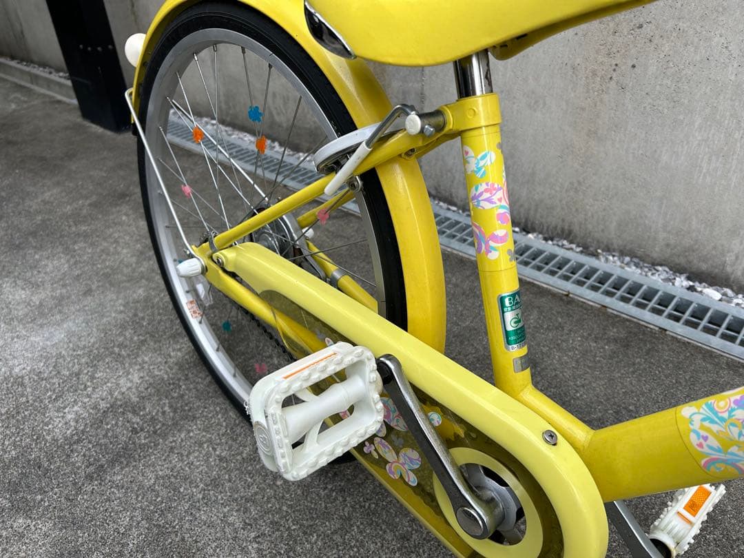 ブリヂストン　ジュニア自転車　エコパル　22インチ　イエロー　岐阜県多治見市