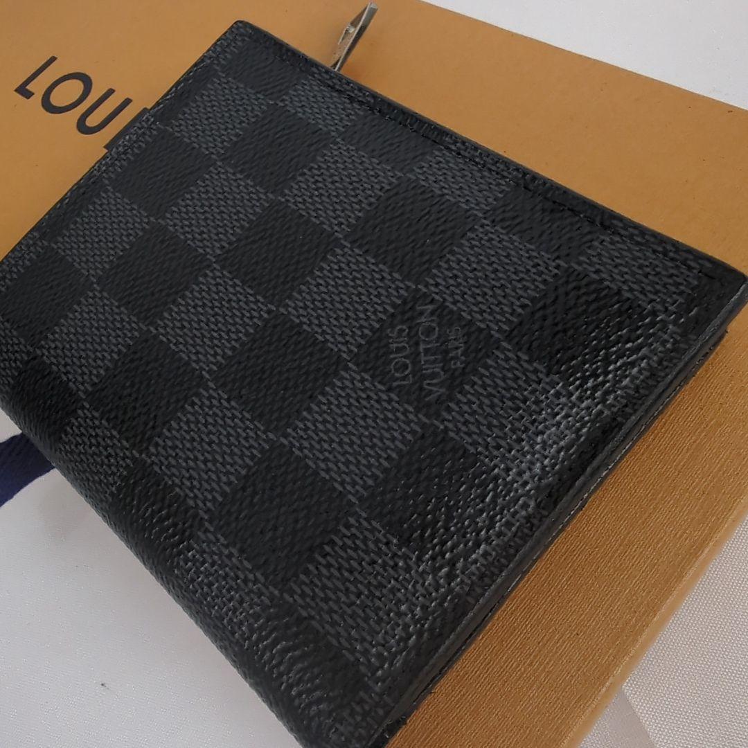 【美品】LOUISVUITTON ポルトフォイユ スマート コンパクト ダミエ