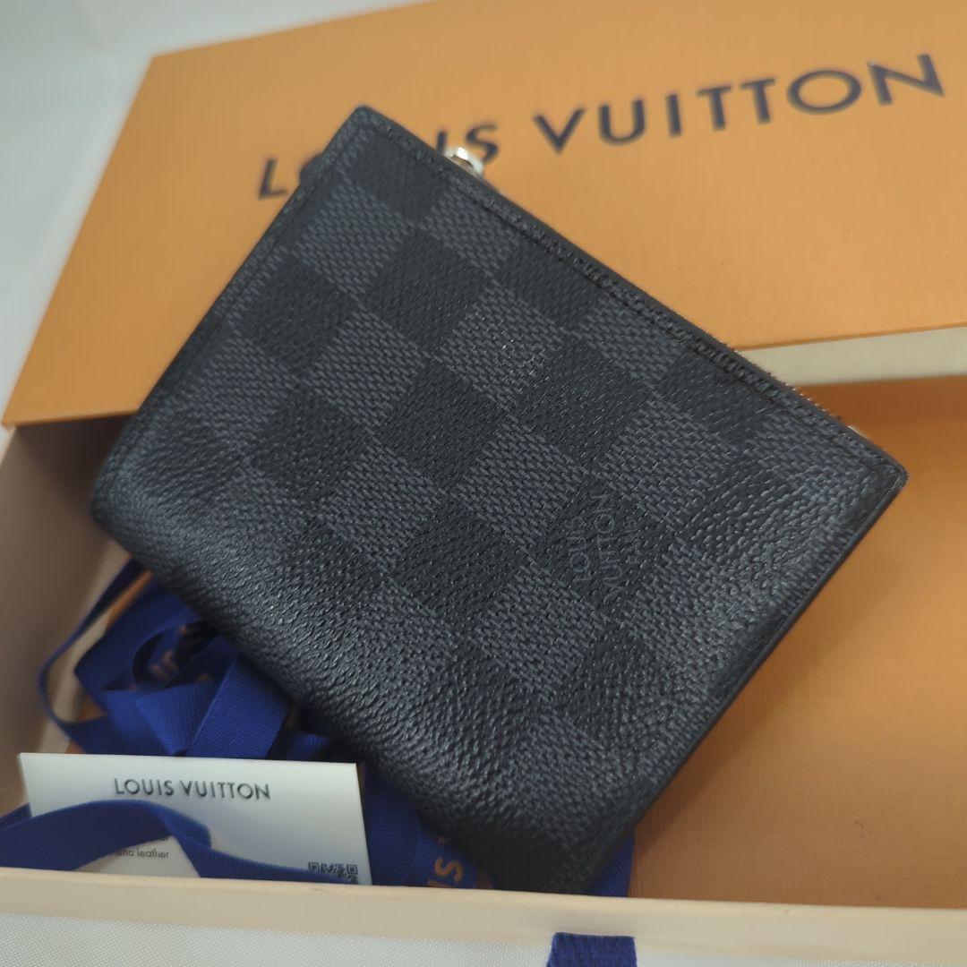 【美品】LOUISVUITTON ポルトフォイユ スマート コンパクト ダミエ
