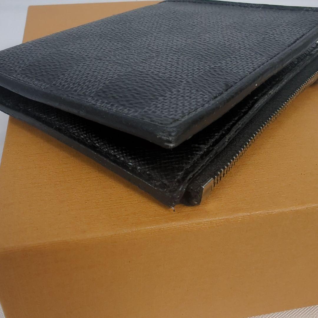 【美品】LOUISVUITTON ポルトフォイユ スマート コンパクト ダミエ