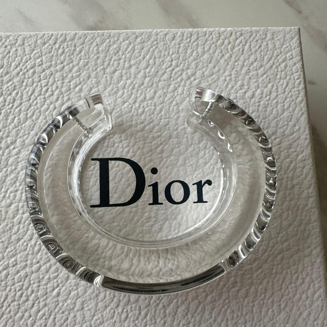 ヴィンテージ⭐︎クリスチャンディオール　チェーン　アクリル　バングル