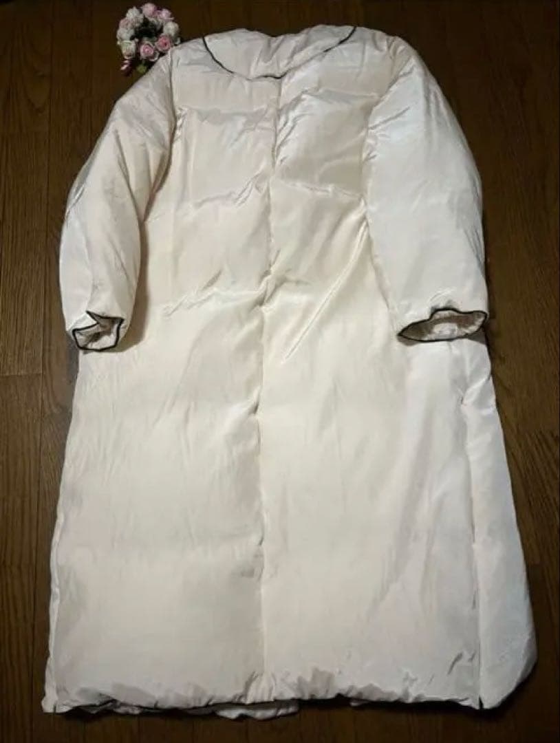 ☆HOUSE OF LOTUS ☆ストール付ダウンコート☆オフホワイト☆☆