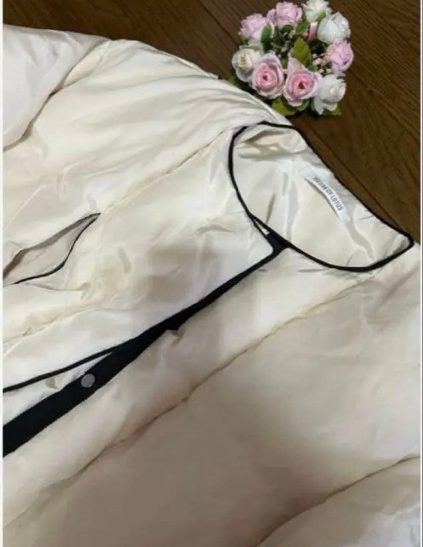 ☆HOUSE OF LOTUS ☆ストール付ダウンコート☆オフホワイト☆☆