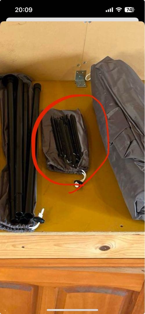 DOD ONE POLE (M) テント　ワンポールテント 2回使用　中古品